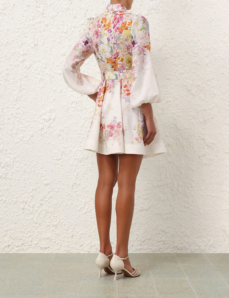 zimmermann natura lace mini dress Natura V Neck Lace Mini Dress  Club21.com