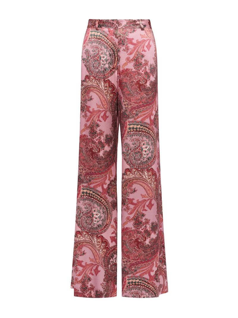 Pilar Silk Wide-Leg Pant 1