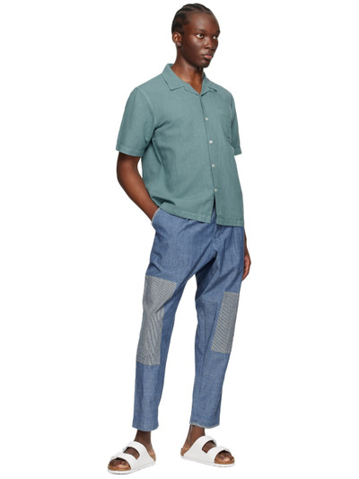Universal Works Blue Road Shirt outlook