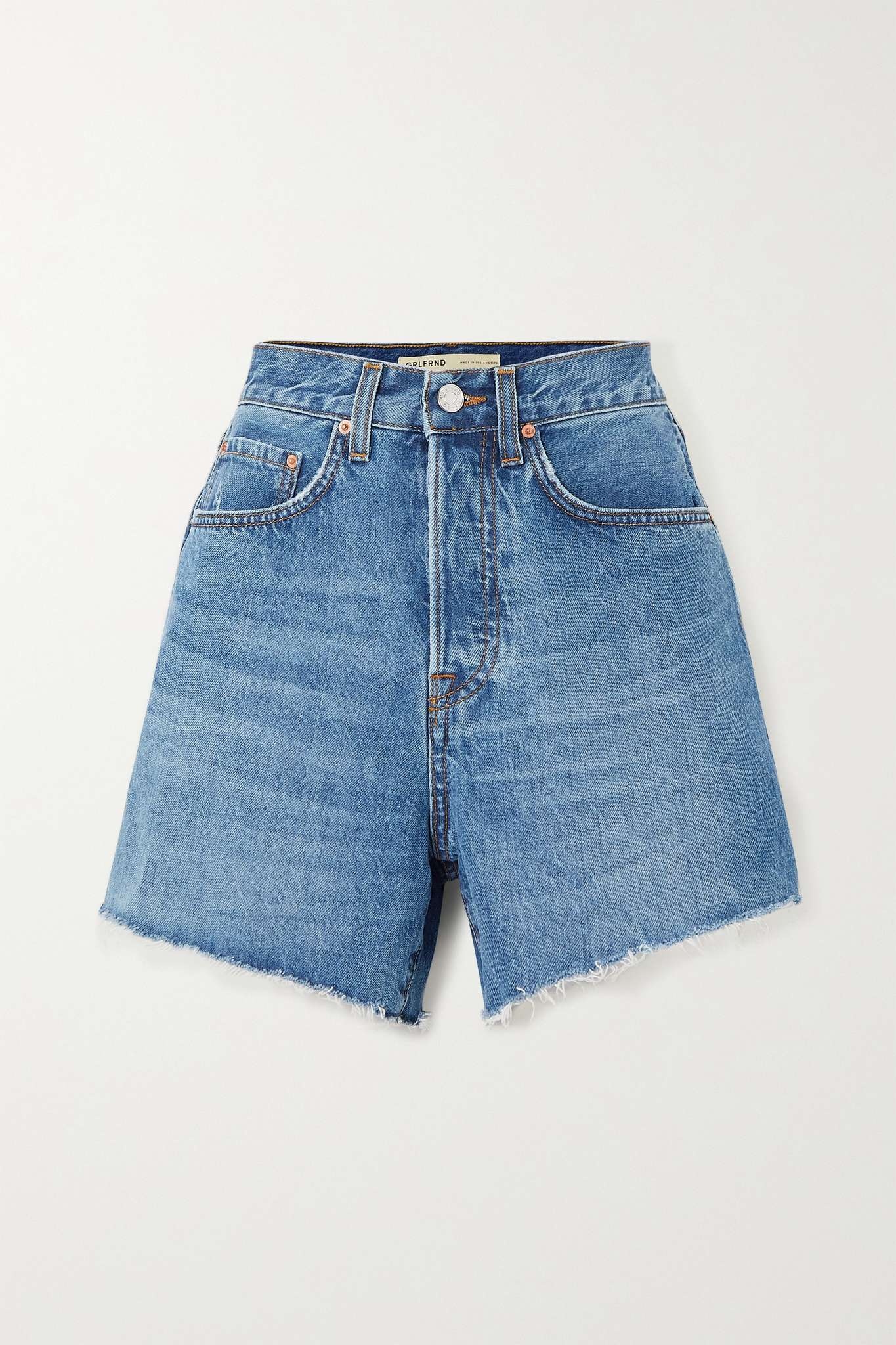 Celina frayed denim shorts - 1