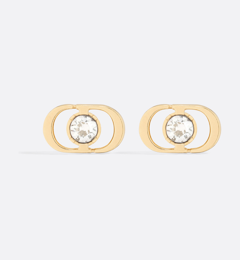 Dior Petit CD Jolie Mini Stud Earrings outlook