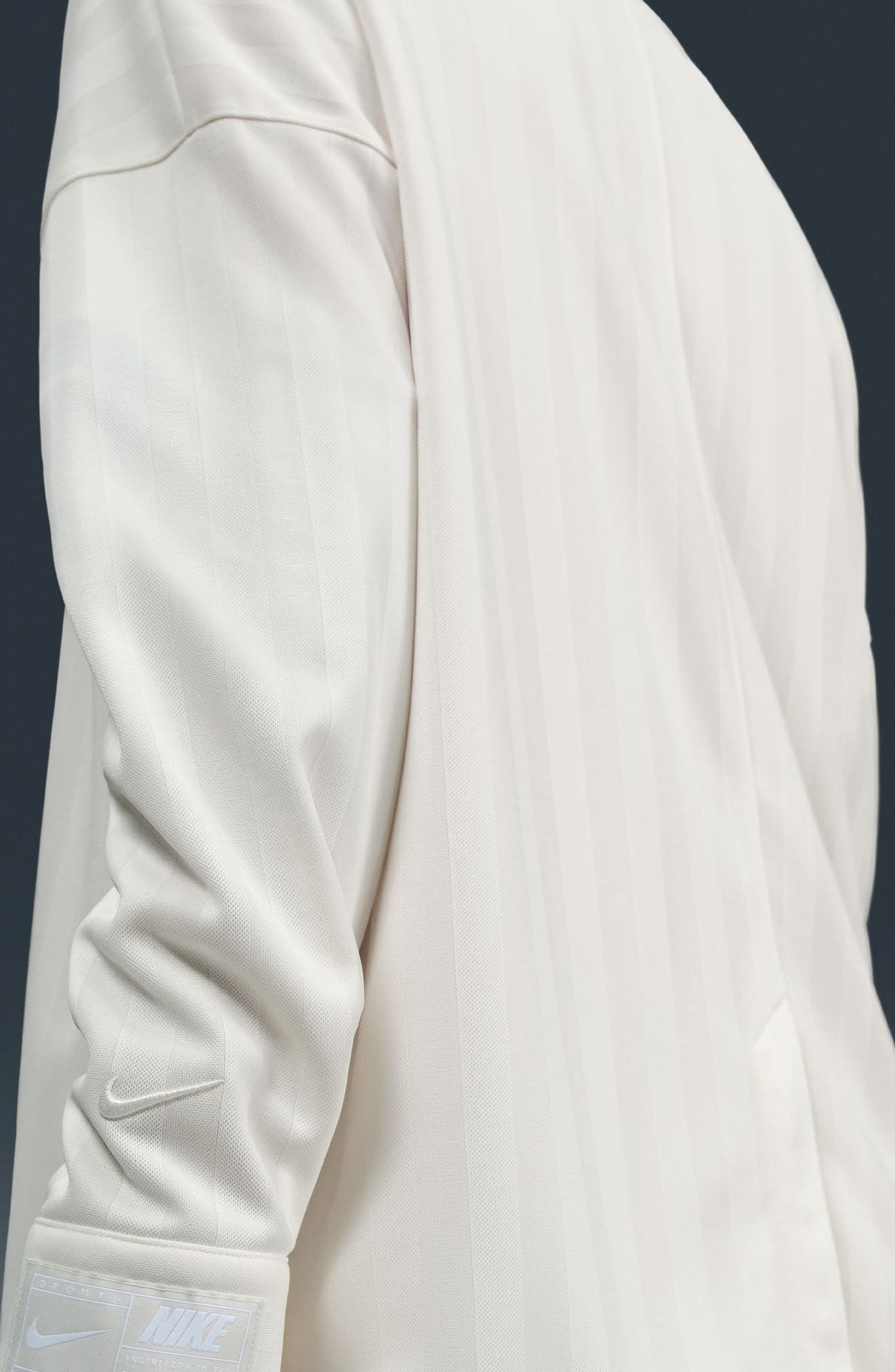 Nike Sportswear Stripe Shirt in Pale Ivory/Sail at Nordstrom - 7