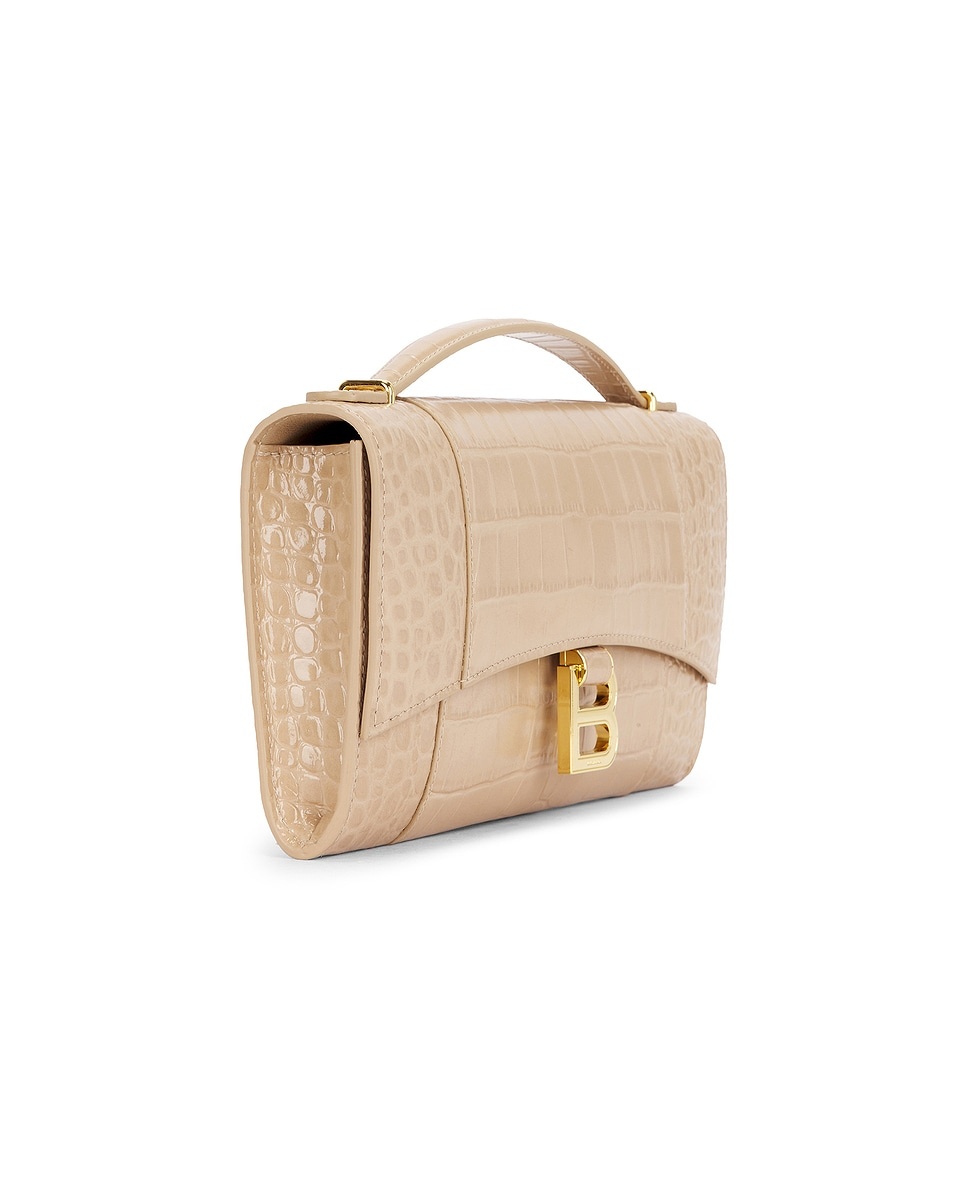 Hourglass Pouch Handle Bag - 3