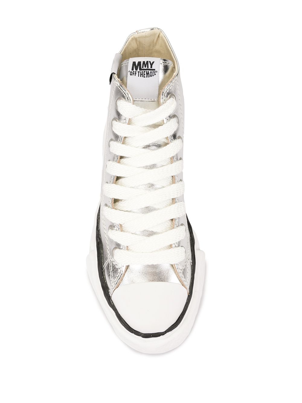 metallic style sneakers - 4