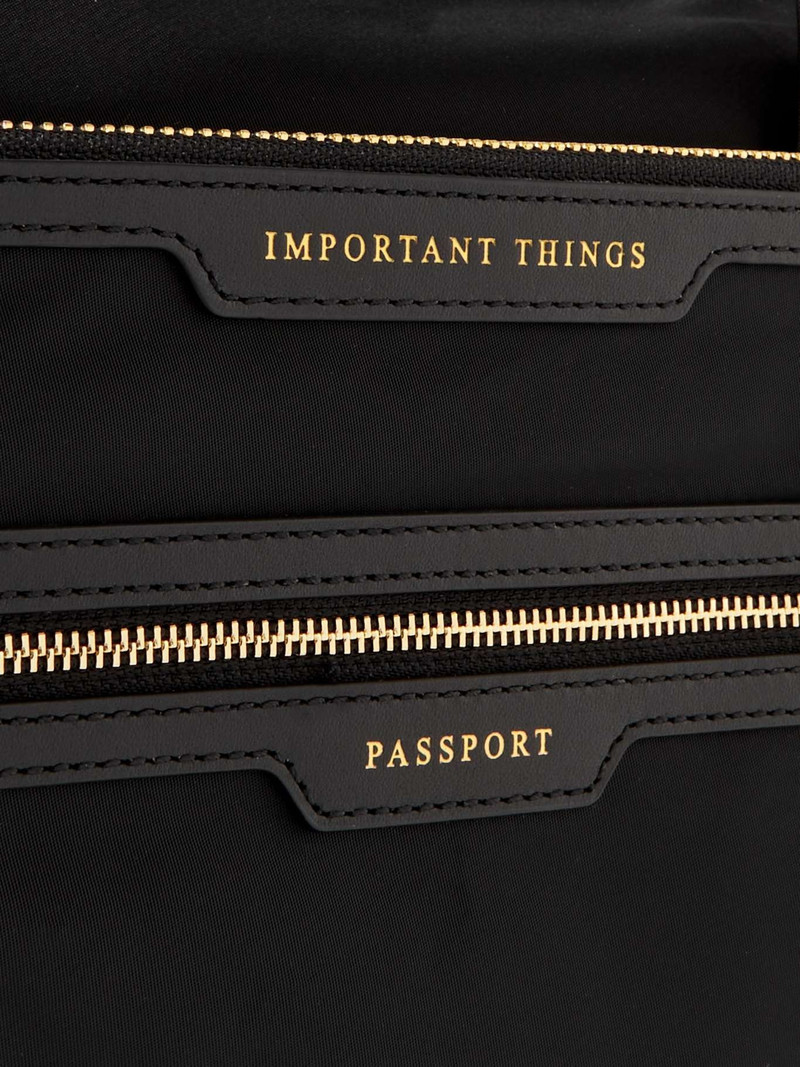 In-flight leather-trimmed ECONYL® weekend bag 4