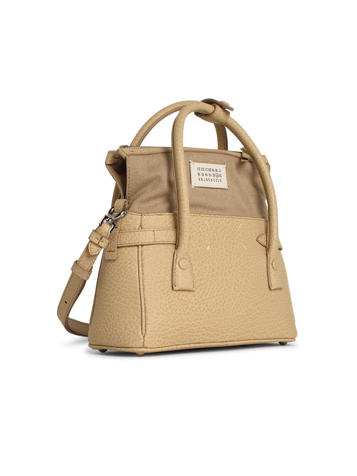 Maison Margiela '5Ac East West' Cream Leather Bag Women - 2