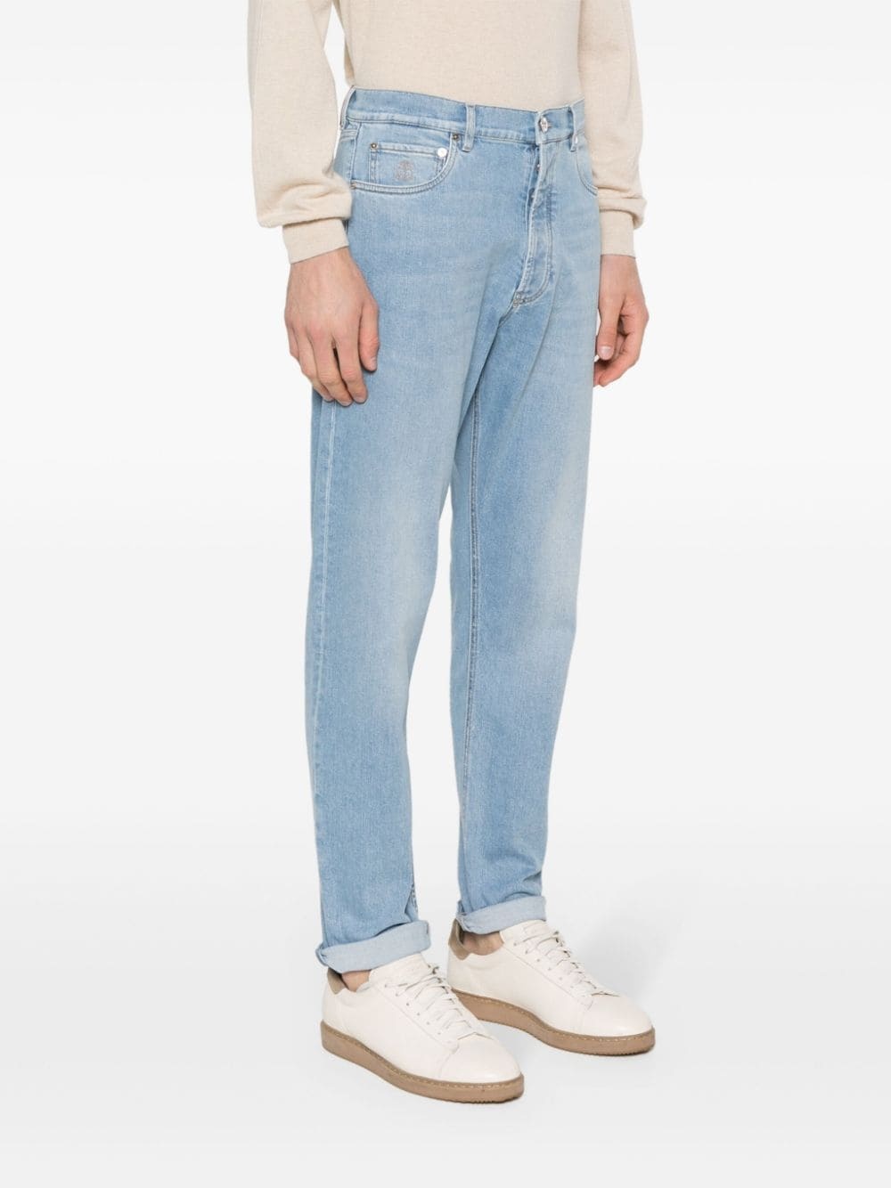 logo-patch jeans - 3