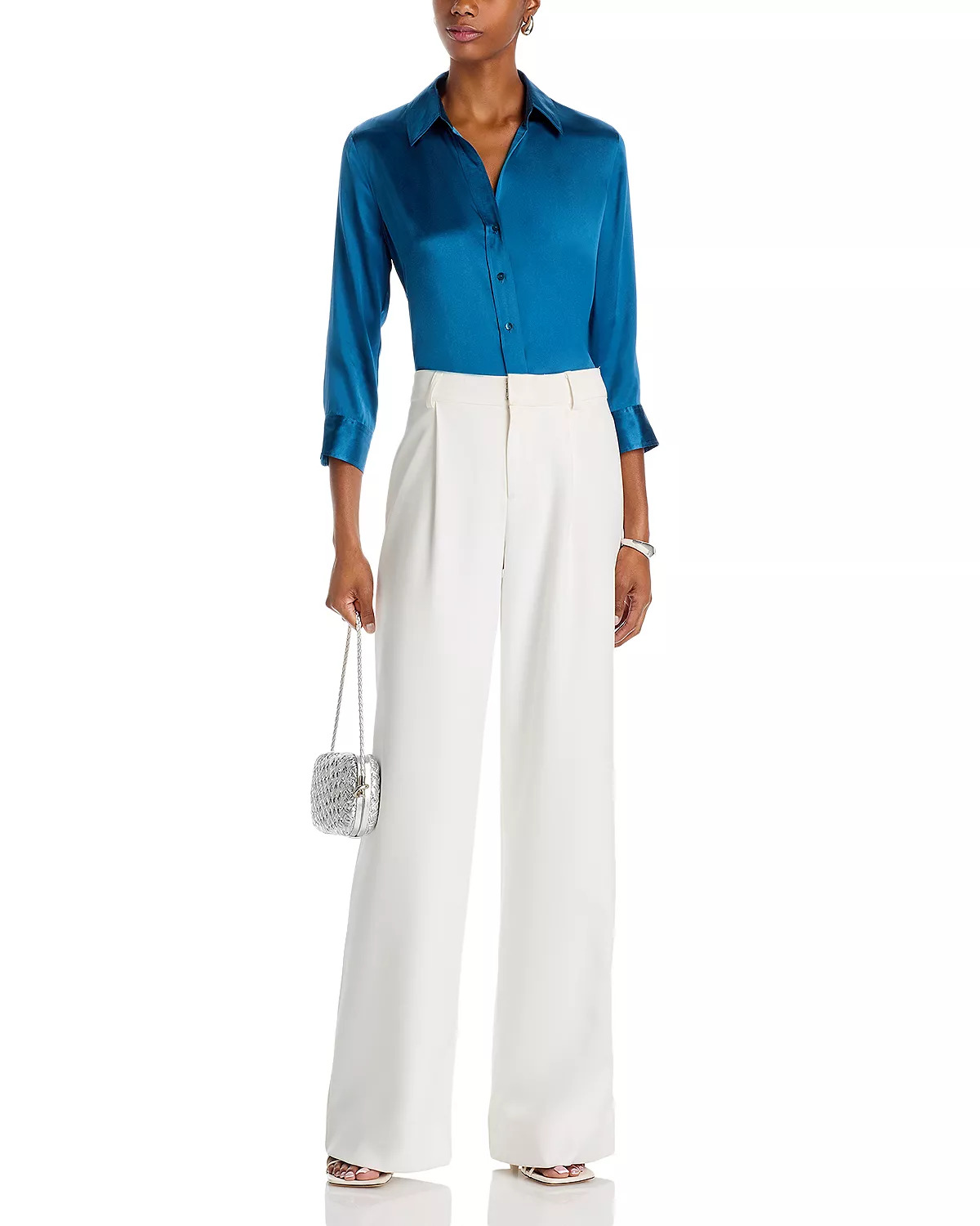 Dani Silk Charmeuse Blouse - 2
