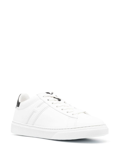 HOGAN leather lo-top sneakers outlook