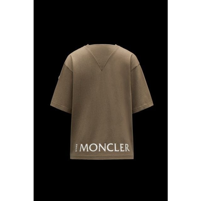 4 Moncler Hyke brown Logo T-Shirt - 2