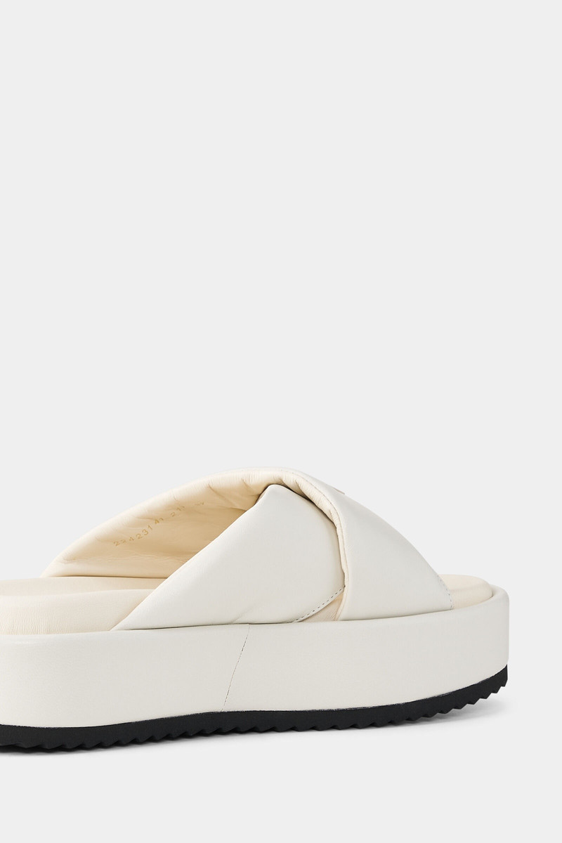 Sorrento Platform sandals in Off-white 7