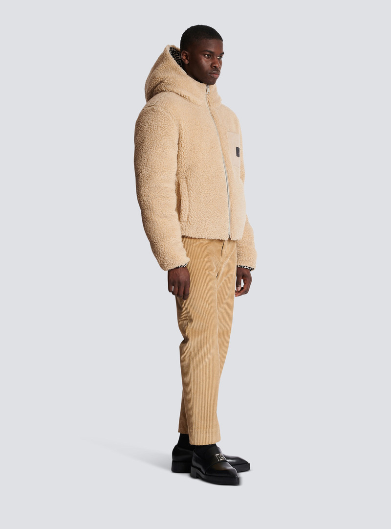 Monogrammed reversible puffer jacket 3