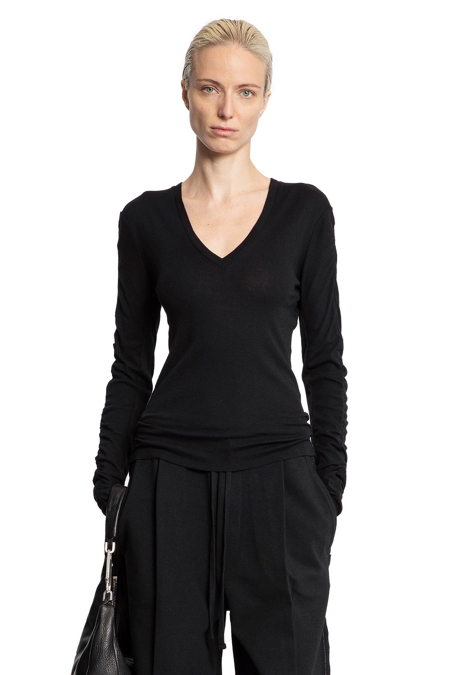 Cotton-Wool-V-Neck-Sweatshirt - 6