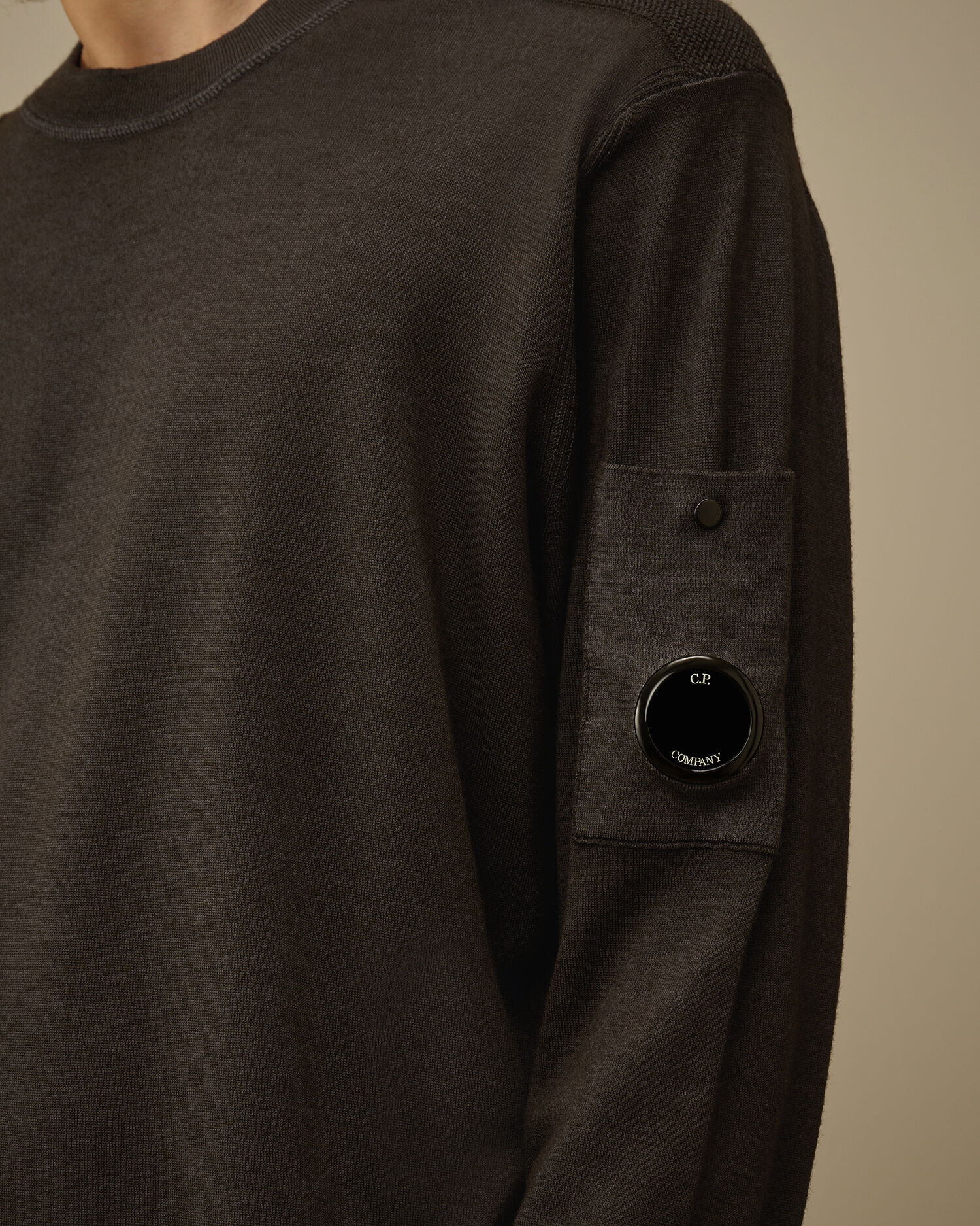 Merino Wool Crewneck Lens Sweater - 5