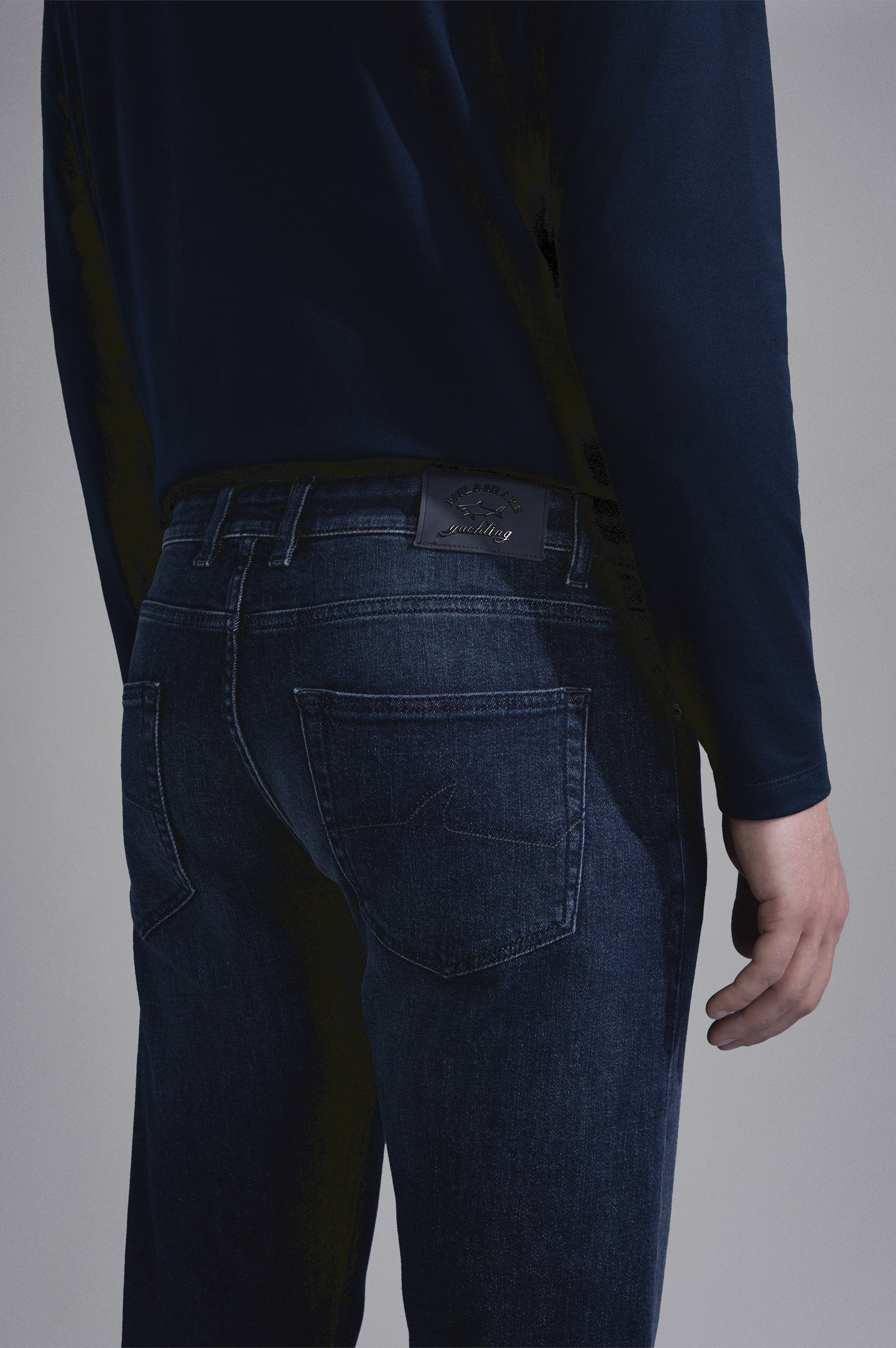 COTTON & CACHEMIRE DENIM JEANS - 4