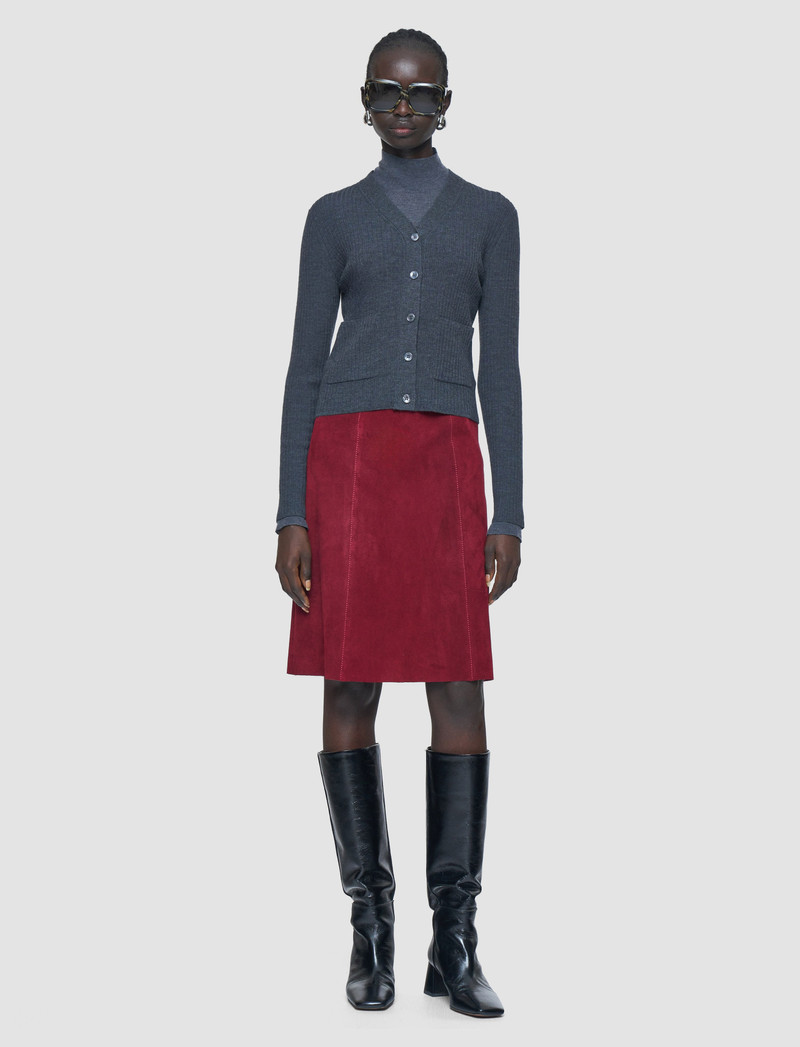 JOSEPH Merino Rib Knit Cardigan outlook