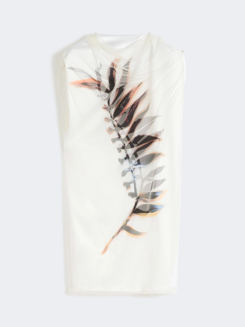 MELA Short, stretch jersey dress - WHITE 1