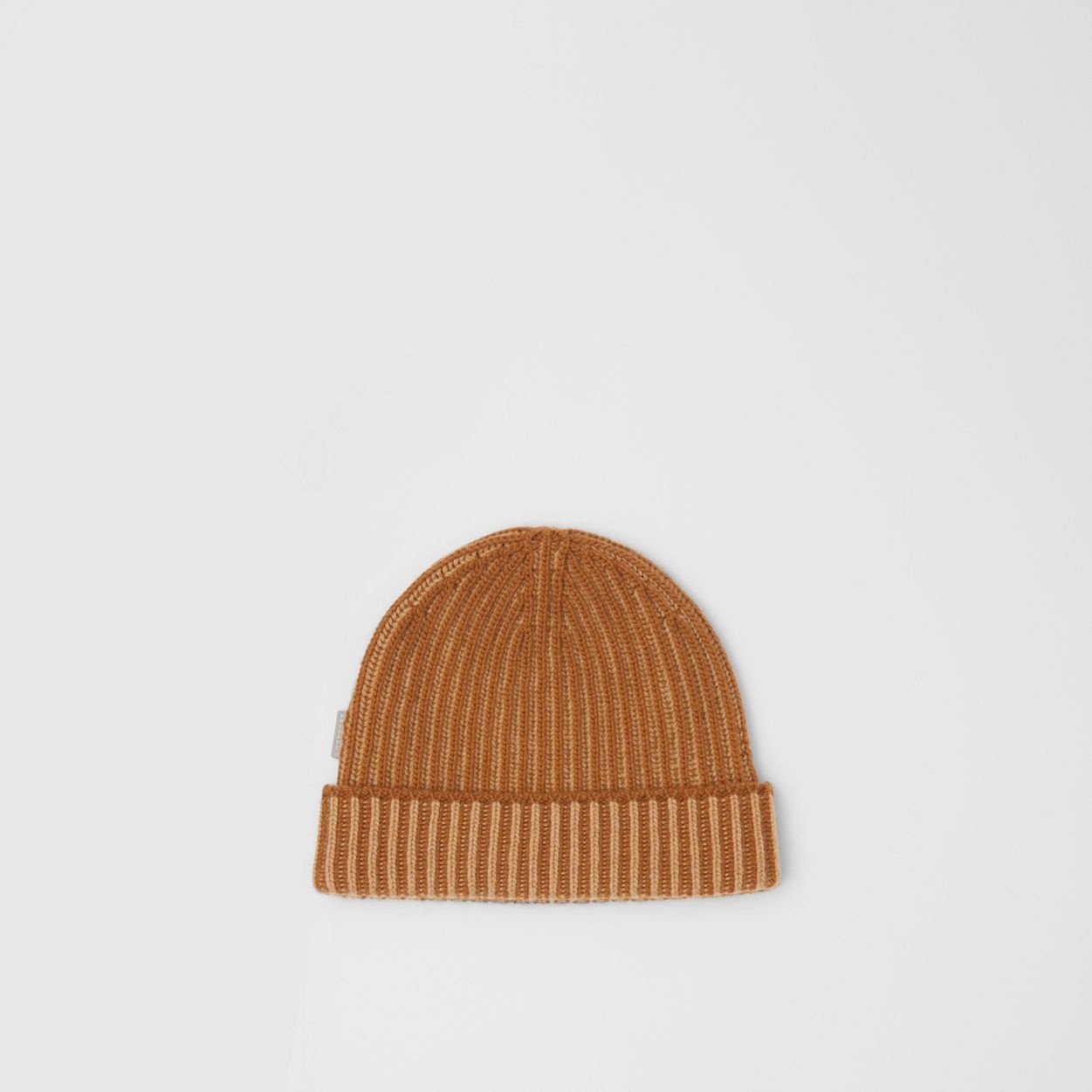 Rib Knit Cashmere Beanie - 1