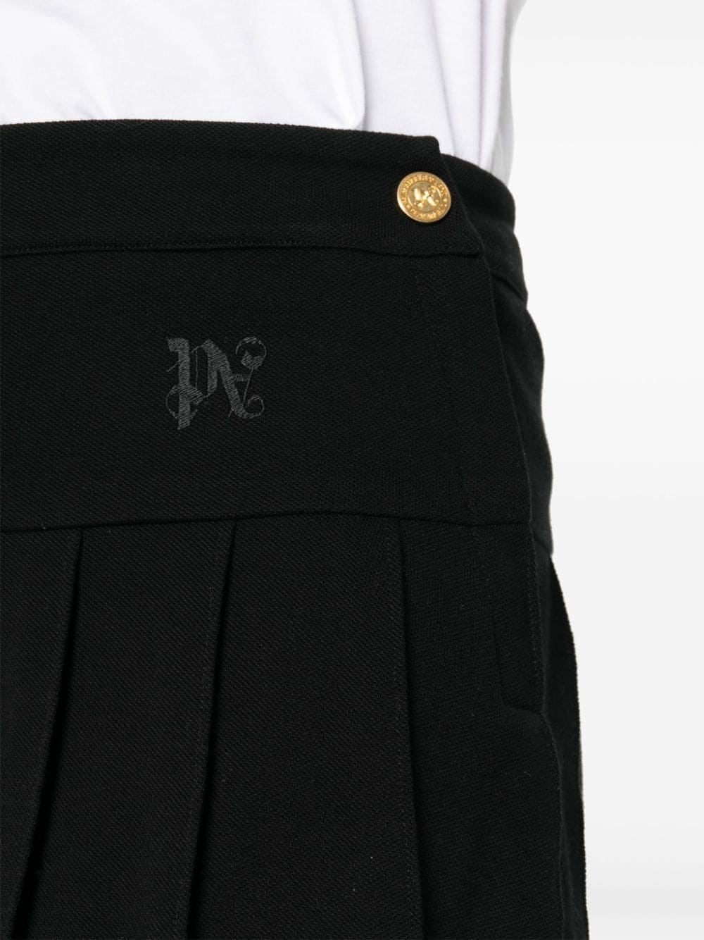 Monogram pleated skirt - 5