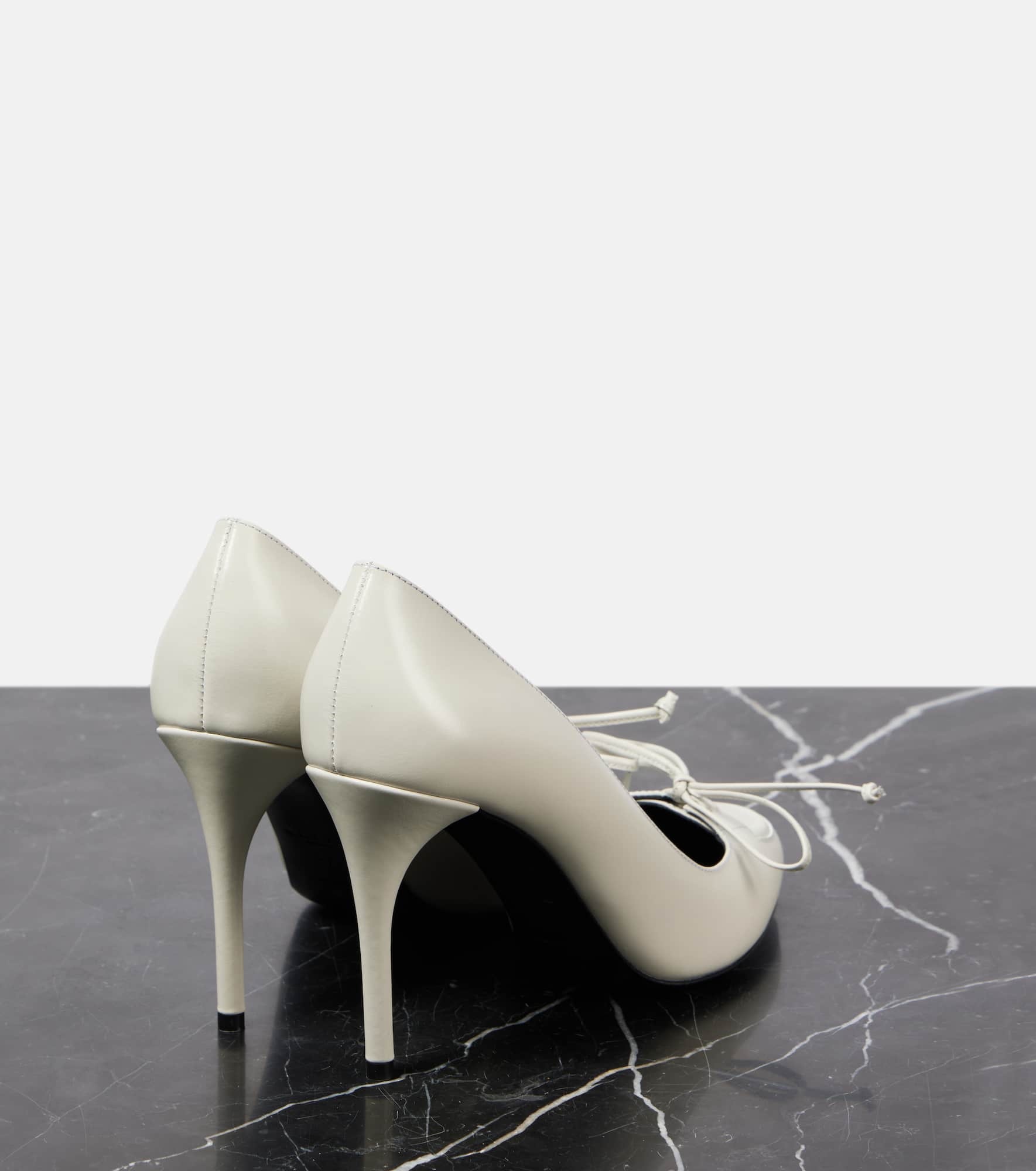 90 bow-detail leather pumps - 2