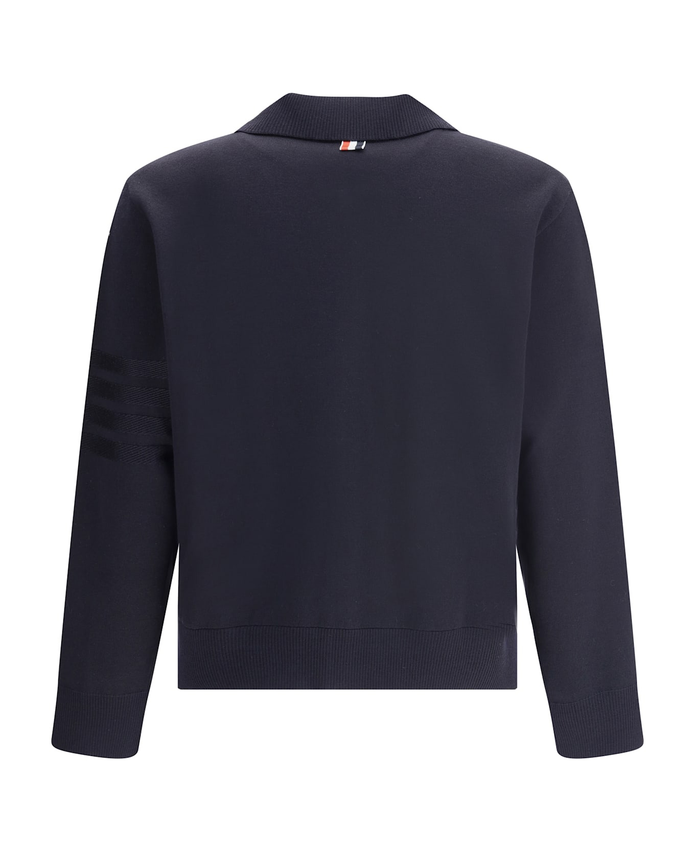 Double Face Full Zip Up Cardigan In Meri - 2