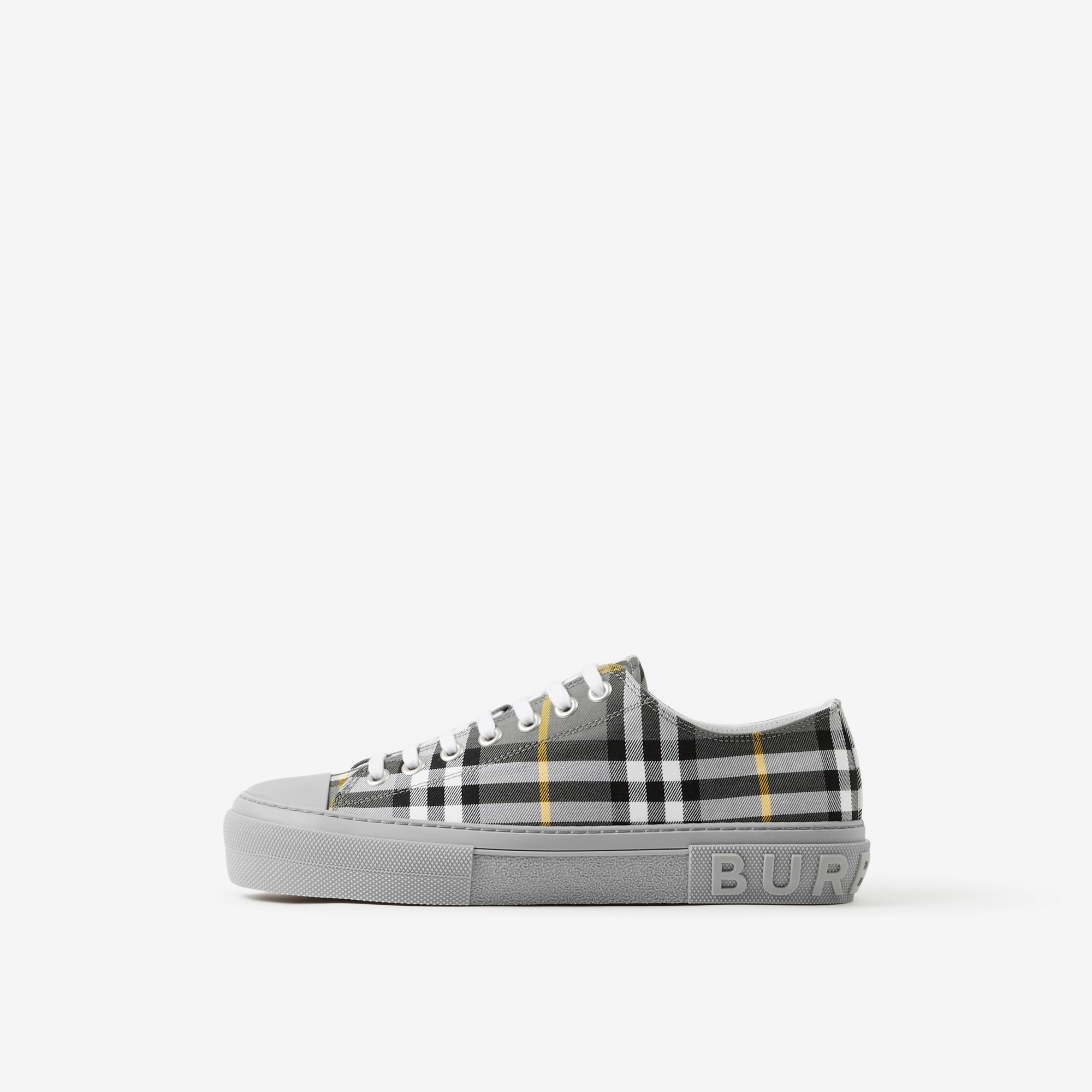 Check Cotton Sneakers - 5