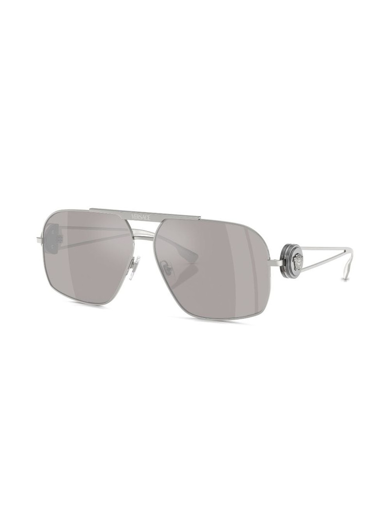 VERSACE Medusa pilot-frame sunglasses outlook