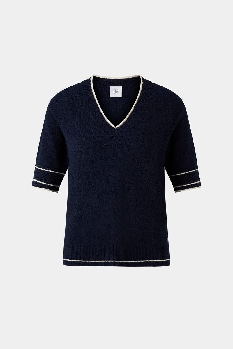 Chiri knitted shirt in Navy blue 1
