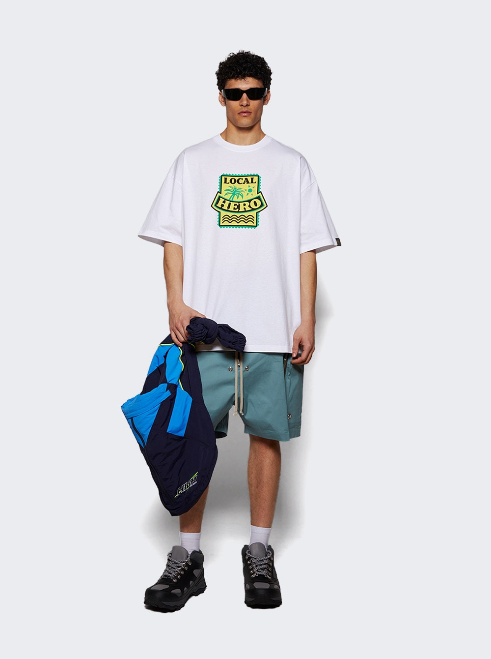 Track Jacket Tote Bag Blue Navy - 3
