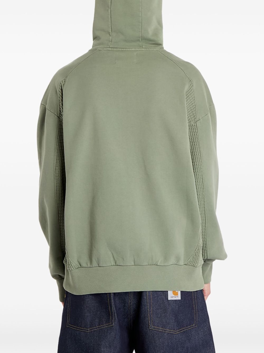 logo-embroidered hoodie - 3