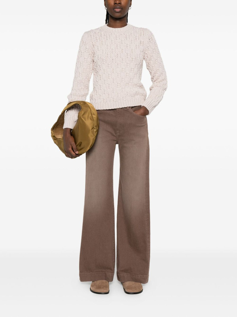 Moncler textured wool sweater outlook