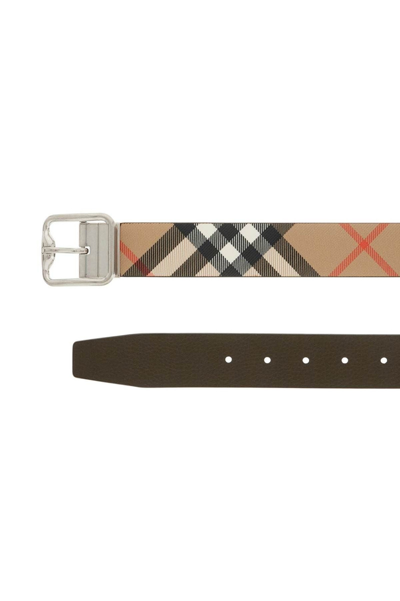 Burberry REVERSIBLE B BUCKLE CHECK BELT outlook
