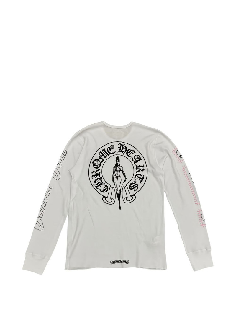 Chrome Hearts Deadly Doll thermal long-sleeves T-shirt outlook