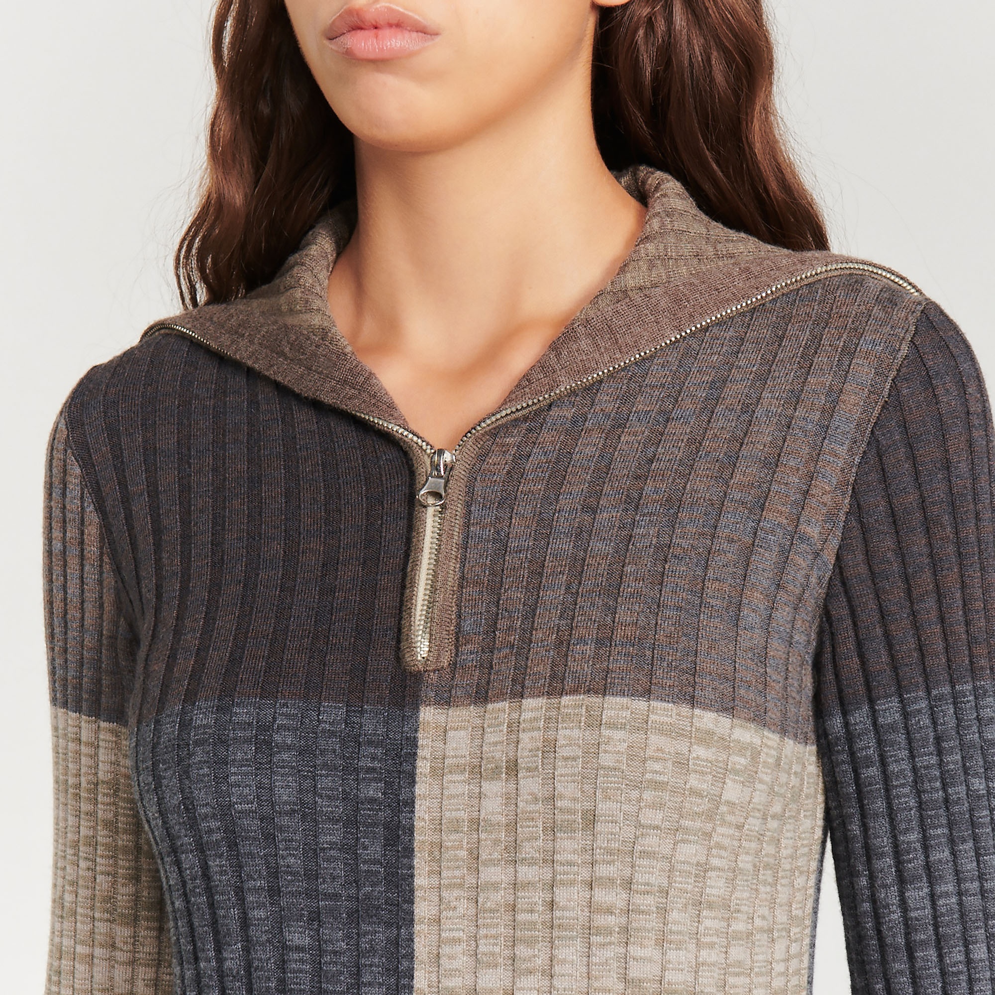 Trucker-neck sweater - 4