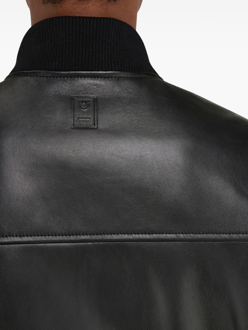 leather bomber jacket - 6