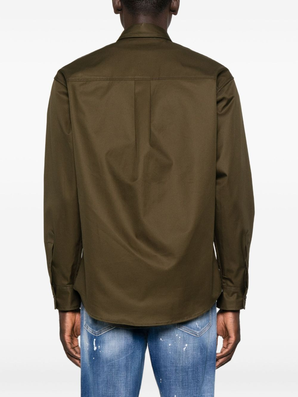 Utility double-pocket cotton shirt - 4