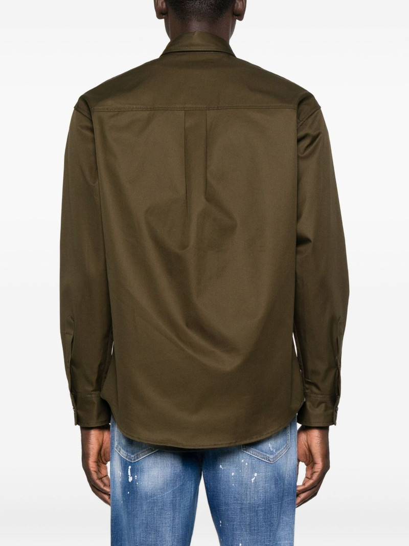 Utility double-pocket cotton shirt 4