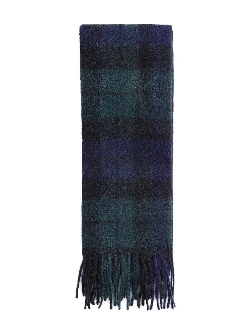 checked scarf - 1