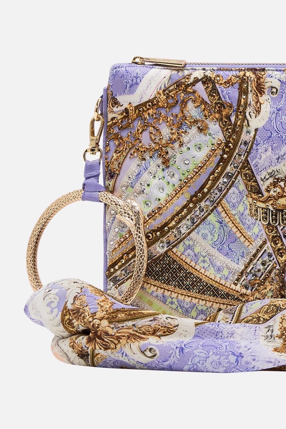 RING SCARF CLUTCH GILDED PLEASURES - 2