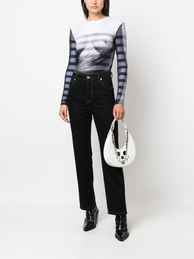 graphic-print long-sleeve body - 2