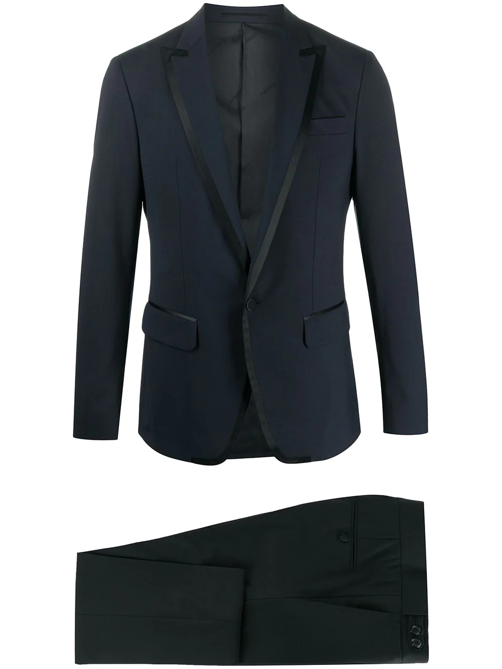 ribbon trim dinner suit - 1