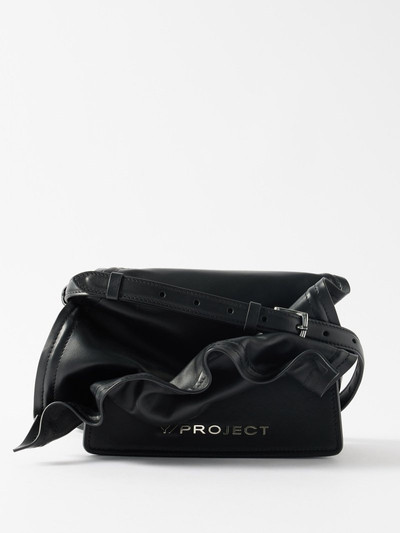 Y/Project Wire leather cross-body bag outlook