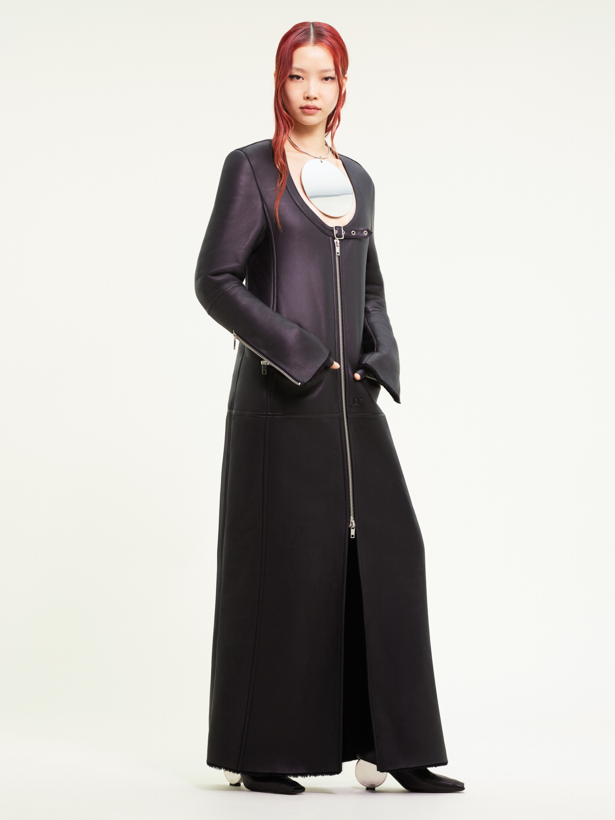 LONG HOLISTIC SHEARLING COAT - 3
