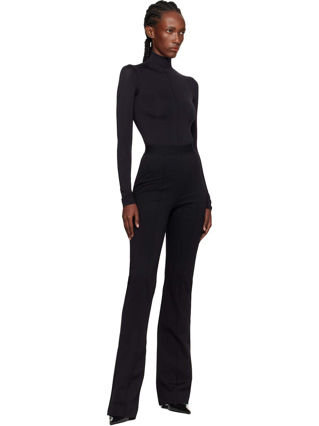 Black Rosie Huntington-Whiteley Edition Long Sleeve Bodysuit - 5