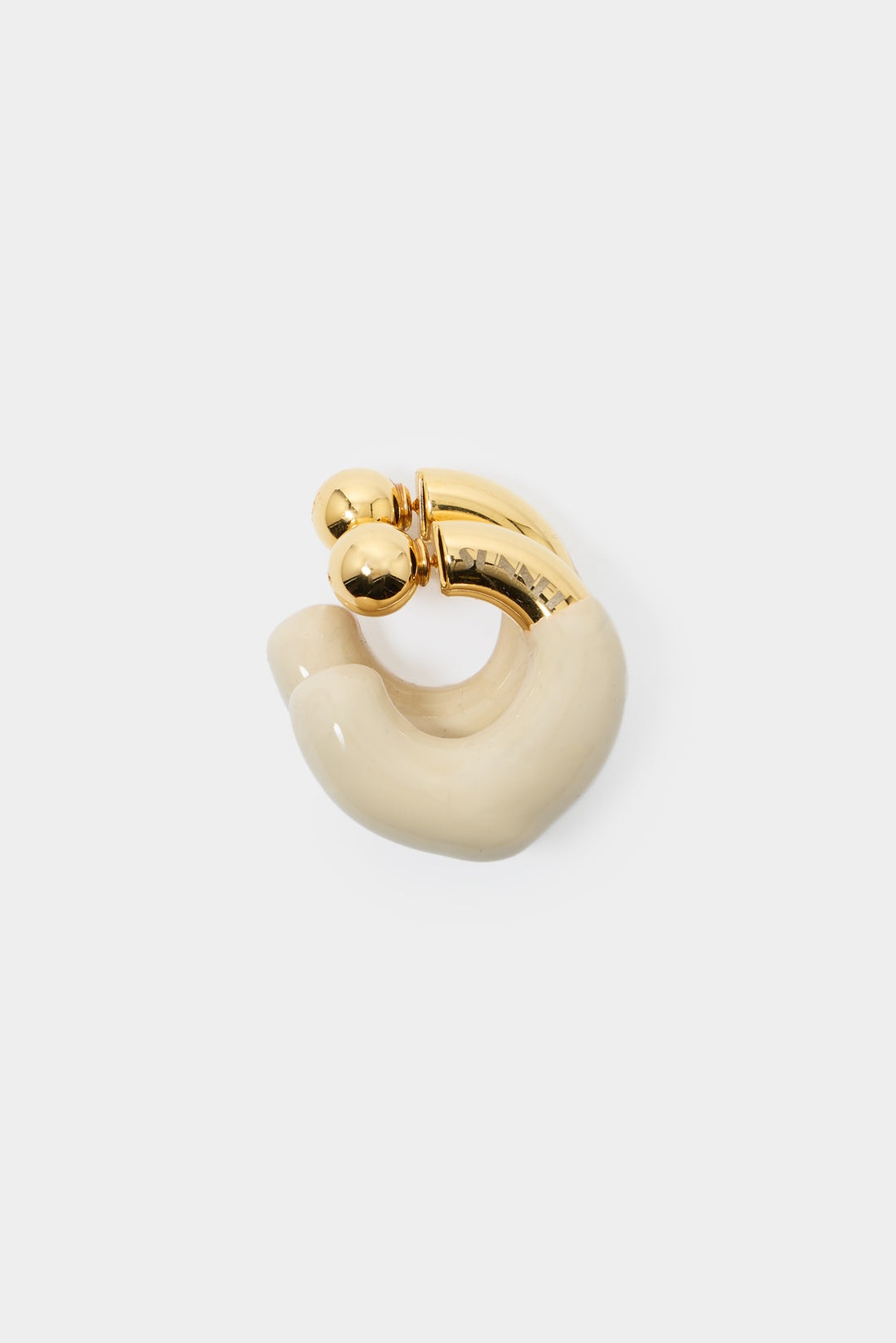 DOUBLE EXTENTION EARRING / gold - 3