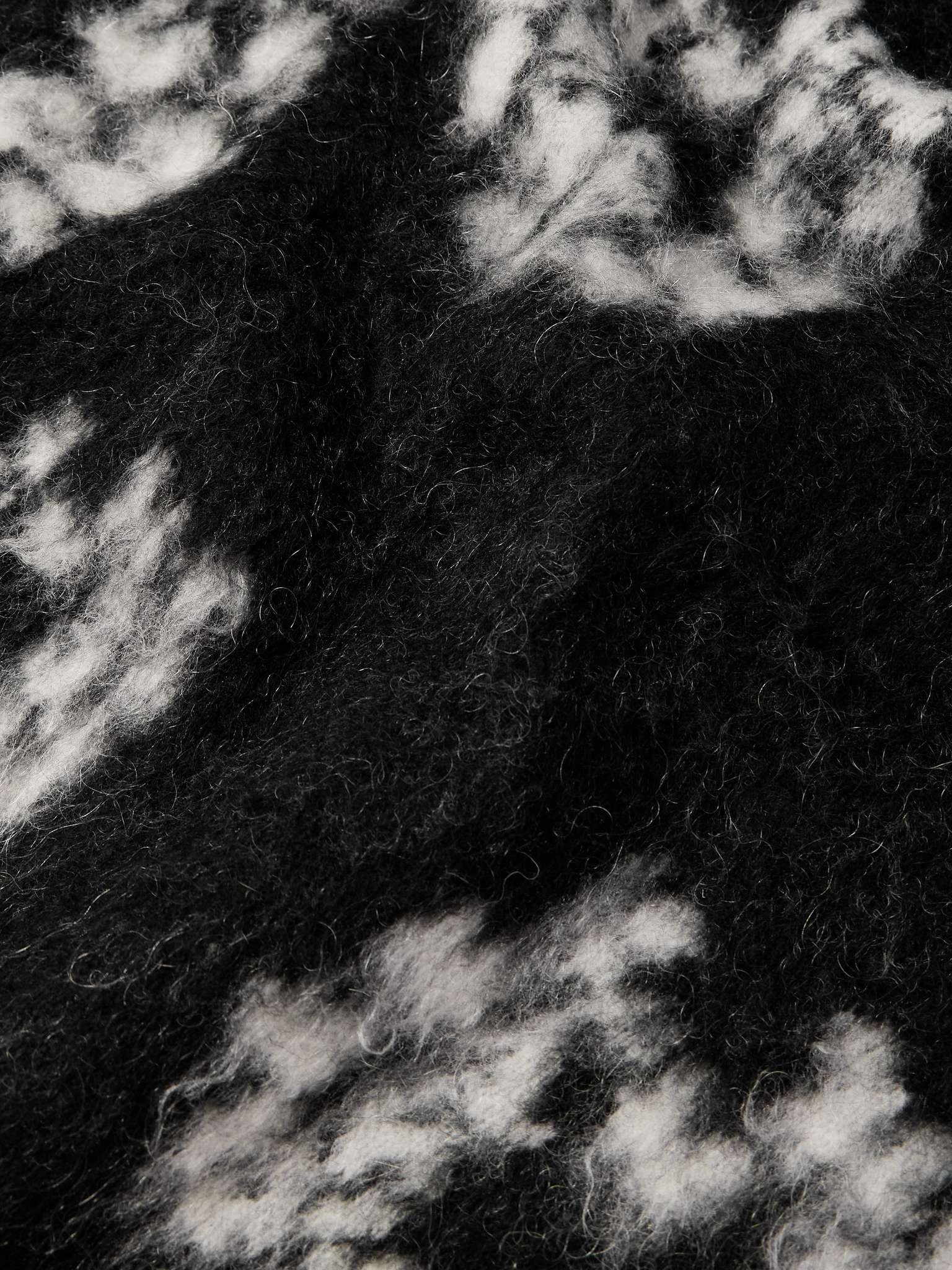 + Denim Tears Jacquard-Knit Cardigan - 5