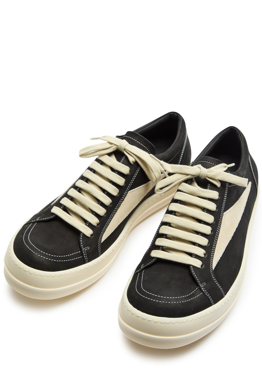Rick Owens Suede and Leather Sneakers - 3
