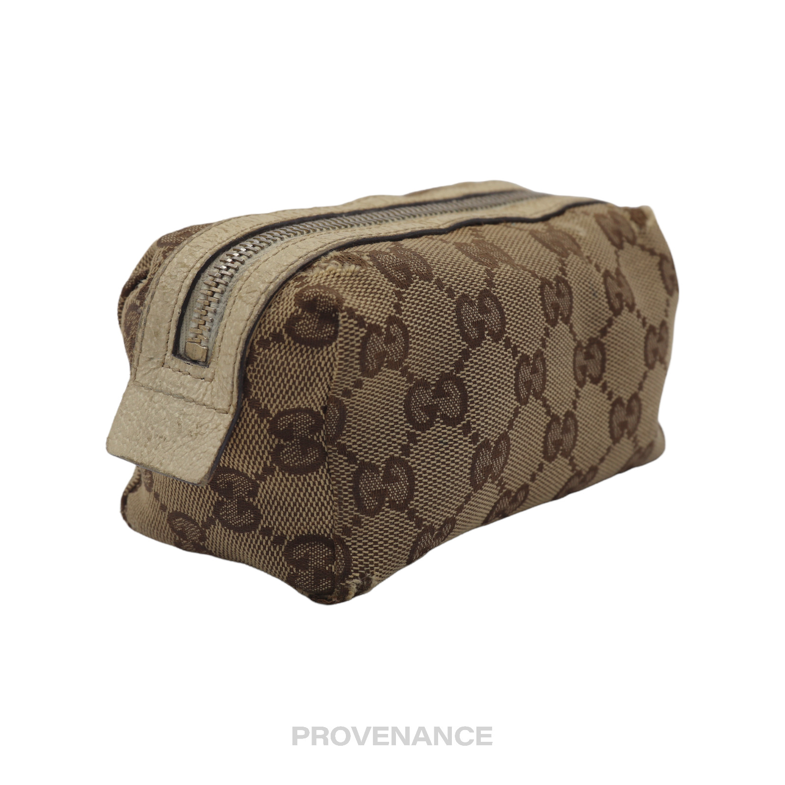 PROVENANCE - Gucci Zip Pouch - GG Canvas White Heart - 2