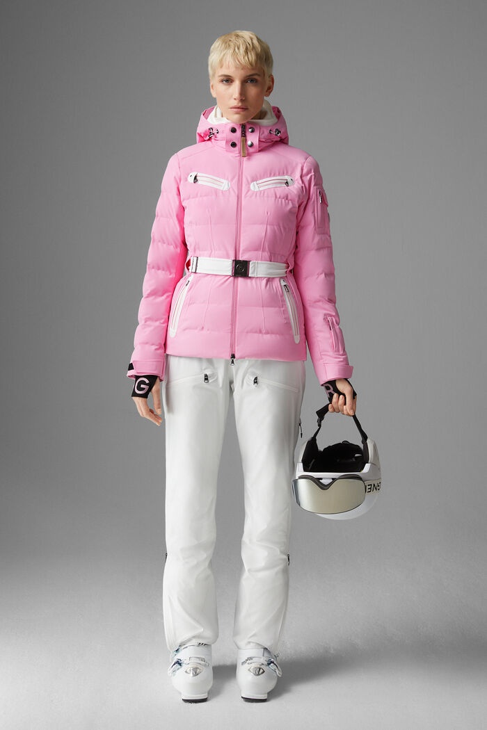 Ellya Ski jacket in Pink/White - 4