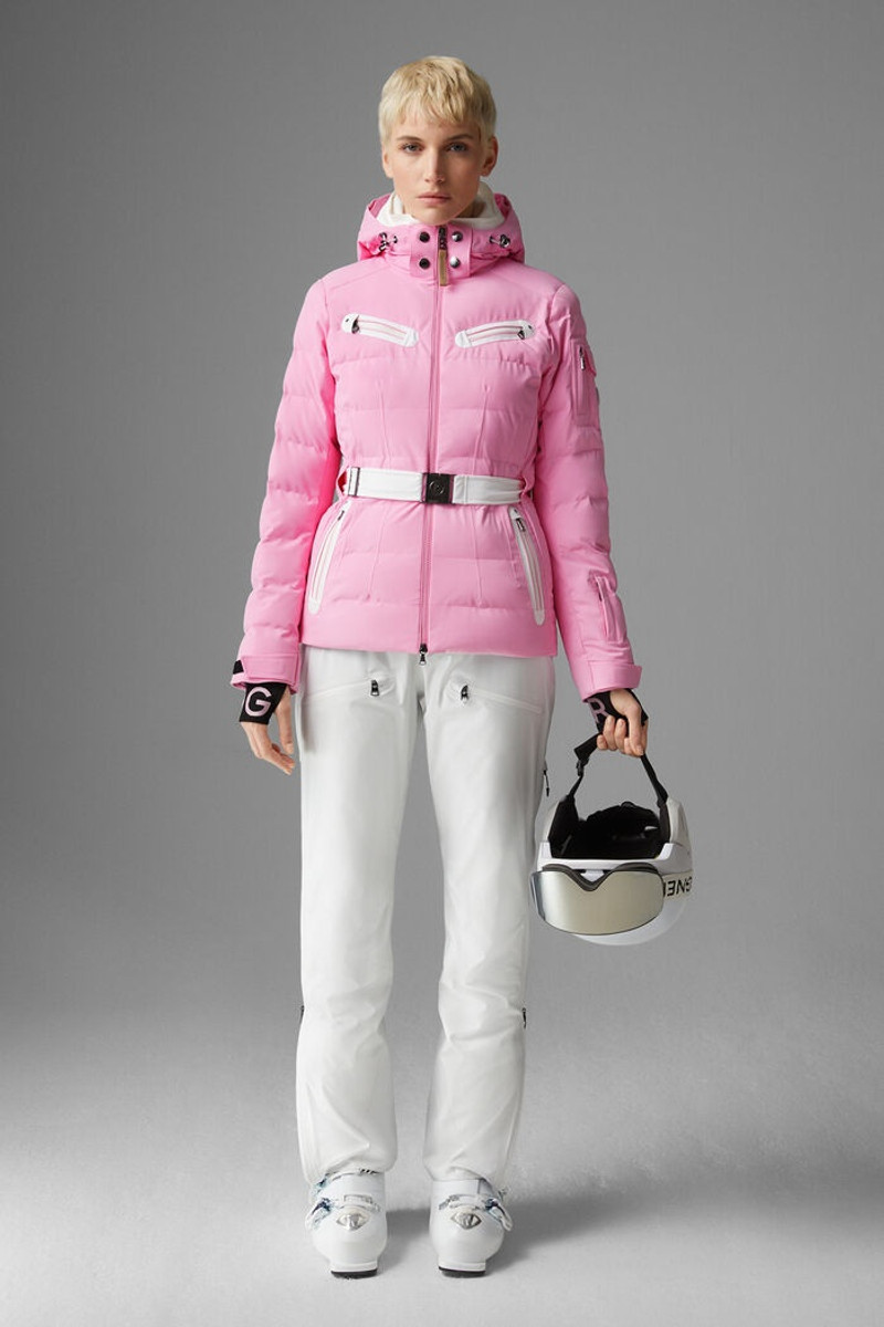 BOGNER Ellya Ski jacket in Pink/White outlook